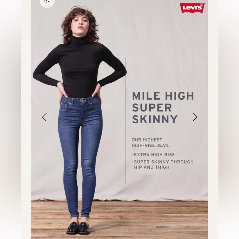 Levi’s Mile High Super Skinny Jeans